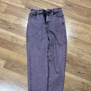 Empyre Purple Straight Leg Jeans